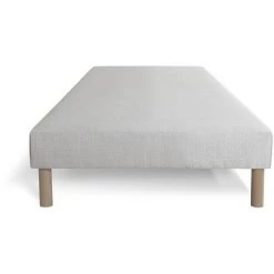 PRESTIGELITERIE Sommier Tapissier Blanc 90x190 - Blanc