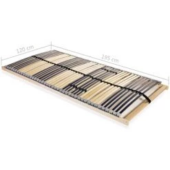 ASUPERMALL Sommier A Lattes Avec 42 Lattes 7 Zones 120 X 200 Cm 10 ASUPERMALL Sommier A Lattes Avec 42 Lattes 7 Zones 120 X 200 Cm -Sommier Soldes 23636751 4