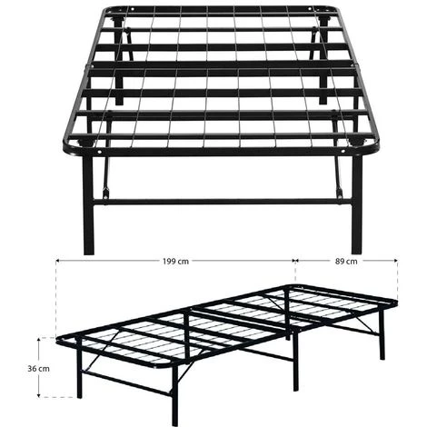 SANIVERRE INVITE Sommier D'appoint Pliable En Métal 4 SANIVERRE INVITE Sommier D'appoint Pliable En Métal – Image 2