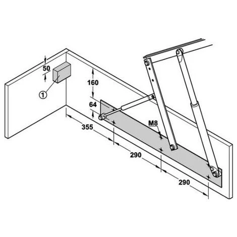NIUBó Elévateur De Lit - Talla 1400x2000mm / 400+800N / 50-60kg. 4 NIUBó Elévateur De Lit - Talla 1400x2000mm / 400+800N / 50-60kg. – Image 3