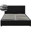NUITSDOR Sfg049 Nuits D'or - Lit Coffre + Tête De Lit Noirs + Pieds Pour Matelas En 90x200 - 13 Lattes - Montage Rapide Et Facile - Revetement PVC Simili Facile D'entretien 2 NUITSDOR Sfg049 Nuits D'or - Lit Coffre + Tête De Lit Noirs + Pieds Pour Matelas En 90x200 - 13 Lattes - Montage Rapide Et Facile - Revetement PVC Simili Facile D'entretien -Sommier Soldes 24042109 1