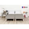 BYSOMMIFLEX Sommier Tapissier 140x190cm (70x190x2) Gris Français 2 BYSOMMIFLEX Sommier Tapissier 140x190cm (70x190x2) Gris Français -Sommier Soldes 24401086 1