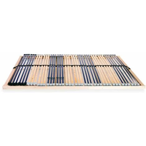 Hommoo Base De Lit A Lattes Avec 42 Lattes 7 Zones 100 X 200 Cm FSC HDV12401 5 Hommoo Base De Lit A Lattes Avec 42 Lattes 7 Zones 100 X 200 Cm FSC HDV12401 – Image 3