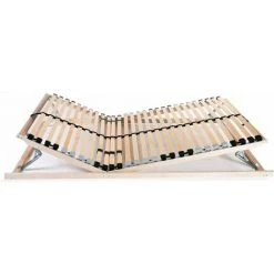 Hommoo Sommier A Lattes Avec 28 Lattes 7 Zones 90 X 200 Cm FSC HDV12388 -Sommier Soldes 25305870 4