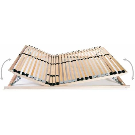 Hommoo Sommier A Lattes Avec 28 Lattes 7 Zones 120 X 200 Cm FSC HDV12390 4 Hommoo Sommier A Lattes Avec 28 Lattes 7 Zones 120 X 200 Cm FSC HDV12390 – Image 2