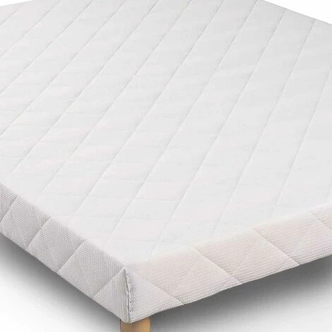 DECO IN PARIS Sommier Tapissier 140 X 190 Cm + 4 Pieds - Blanc 7 DECO IN PARIS Sommier Tapissier 140 X 190 Cm + 4 Pieds - Blanc â Image 5