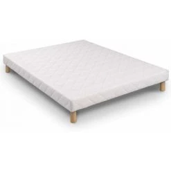 DECO IN PARIS Sommier Tapissier 160 X 200 Cm + 4 Pieds - Blanc 10 DECO IN PARIS Sommier Tapissier 160 X 200 Cm + 4 Pieds - Blanc -Sommier Soldes 26098545 4