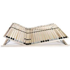 TRUE DEAL Sommier à Lattes Avec 28 Lattes 7 Zones 100 X 200 Cm -Sommier Soldes 26222845 4