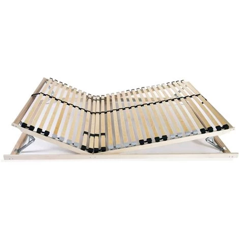 TRUE DEAL Sommier à Lattes Avec 28 Lattes 7 Zones 140 X 200 Cm 6 TRUE DEAL Sommier à Lattes Avec 28 Lattes 7 Zones 140 X 200 Cm – Image 4