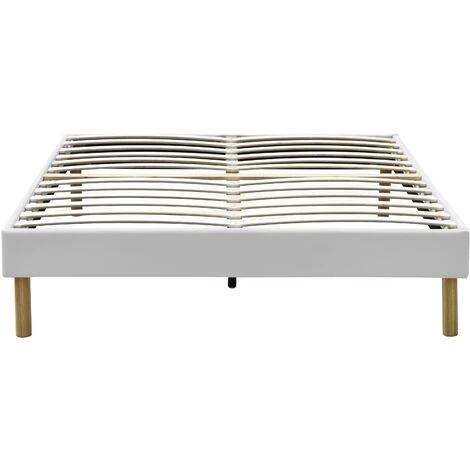 PROVENCE LITERIE Gregory - Solide Et Confortable Sommier Tapissier Blanc + Pieds En 20 Cm Pour Matelas En 90x190 - 13 Lattes - Montage Rapide Et Facile - Revetement PVC Facile D'entretien 4 PROVENCE LITERIE Gregory - Solide Et Confortable Sommier Tapissier Blanc + Pieds En 20 Cm Pour Matelas En 90x190 - 13 Lattes - Montage Rapide Et Facile - Revetement PVC Facile D'entretien â Image 2