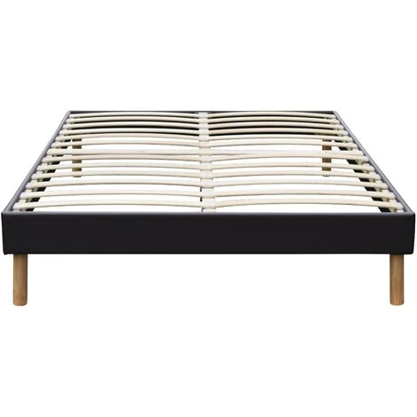 PROVENCE LITERIE Gregory - Solide Et Confortable Sommier Tapissier Marron + Pieds En 20 Cm Pour Matelas En 80x200 - 13 Lattes - Montage Rapide Et Facile - Revetement PVC Facile D'entretien 4 PROVENCE LITERIE Gregory - Solide Et Confortable Sommier Tapissier Marron + Pieds En 20 Cm Pour Matelas En 80x200 - 13 Lattes - Montage Rapide Et Facile - Revetement PVC Facile D'entretien – Image 2