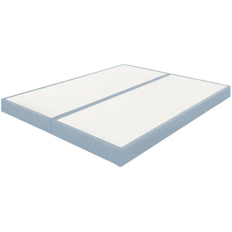 EBAC LITERIE Sommier Tapissier 80+80x200 SP18 13 Lattes Baltique - Bleu Clair 3 EBAC LITERIE Sommier Tapissier 80+80x200 SP18 13 Lattes Baltique - Bleu Clair