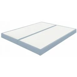 EBAC LITERIE Sommier Tapissier 90+90x200 SP18 13 Lattes Baltique - Bleu Clair