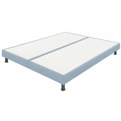 EBAC LITERIE Sommier Tapissier + Pieds 80+80x200 SP18 13 Lattes Baltique - Bleu Clair 3 EBAC LITERIE Sommier Tapissier + Pieds 80+80x200 SP18 13 Lattes Baltique - Bleu Clair