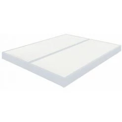 EBAC LITERIE Sommier Tapissier 90+90x200 SP18 13 Lattes Nacre - Nacre