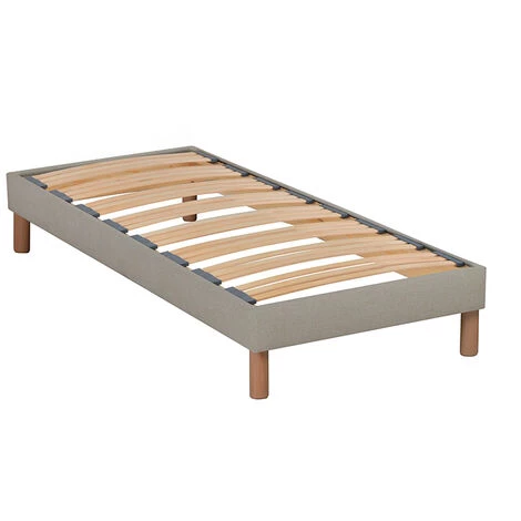 NUIT DE COTON DORMEZ EN PLEINE NATURE NUIT DE COTON | Sommier En Kit LINO | Beige | 90x190 Cm - Beige 4 NUIT DE COTON DORMEZ EN PLEINE NATURE NUIT DE COTON | Sommier En Kit LINO | Beige | 90x190 Cm - Beige – Image 2