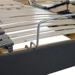 BELLECOUR LITERIE | Sommier électrique AMIRAL 70x190 Cm | Lattes - Gris -Sommier Soldes 26971458 4