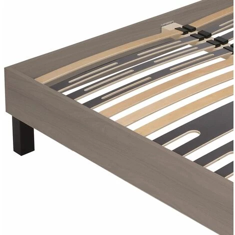 ALTOBUY FACILKIT - Sommier Démontable 140x190cm Aspect Naturel - Marron Clair 5 ALTOBUY FACILKIT - Sommier Démontable 140x190cm Aspect Naturel - Marron Clair – Image 3