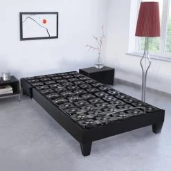 BELLECOUR LITERIE | Sommier électrique MONDOR 70x190 Cm | Plots - Gris