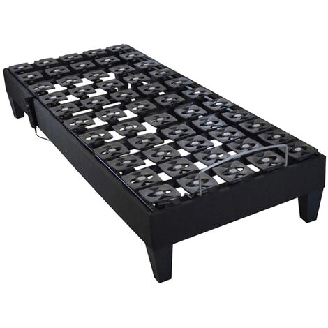 BELLECOUR LITERIE | Sommier électrique MONDOR 70x190 Cm | Plots - Gris 4 BELLECOUR LITERIE | Sommier électrique MONDOR 70x190 Cm | Plots - Gris – Image 2