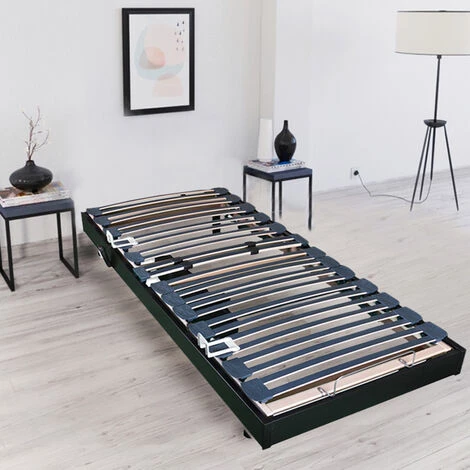 BELLECOUR LITERIE | Sommier électrique FLEX 70x190 Cm | Lattes - Noir 3 BELLECOUR LITERIE | Sommier électrique FLEX 70x190 Cm | Lattes - Noir