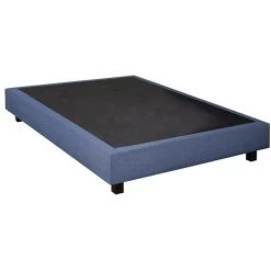 CREASOM SEQUOIA - Sommier 160 X 200 Cm - 14 Lattes Fixes - Bleu -Sommier Soldes 27606723 2