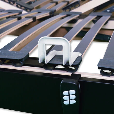 BELLECOUR LITERIE | Jeu De 2 Sommiers électriques FLEX 160x200 Cm | Lattes - Noir 6 BELLECOUR LITERIE | Jeu De 2 Sommiers électriques FLEX 160x200 Cm | Lattes - Noir – Image 4