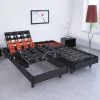 BELLECOUR LITERIE | Jeu De 2 Sommiers électriques SUPERFLEX 180x200 Cm | Plots - Noir -Sommier Soldes 28263501 1