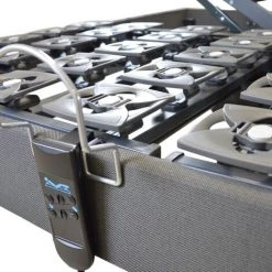 BELLECOUR LITERIE | Jeu De 2 Sommiers électriques MONDOR 180x200 Cm | Plots - Gris -Sommier Soldes 28263529 4