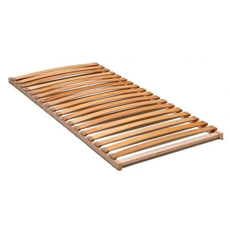 LE QUAI DES AFFAIRES Sommier NEVADA 90x190 Cadre Bois 18 Lattes Multiplis / Naturel/ 90x190 3 LE QUAI DES AFFAIRES Sommier NEVADA 90x190 Cadre Bois 18 Lattes Multiplis / Naturel/ 90x190