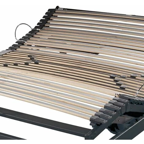 EBAC LITERIE Sommier électrique S50 Mono-Lattes Bois-Réglage Fermeté Zone Lombaires-120x190-Gris - Bois Clair 7 EBAC LITERIE Sommier électrique S50 Mono-Lattes Bois-Réglage Fermeté Zone Lombaires-120x190-Gris - Bois Clair – Image 5