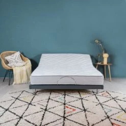 EBAC LITERIE Ensemble Relaxation S50 + Matelas Latex Storm - 3 Zones - 120x190 - Gris - Gris/Taupe/Anthracite 9 EBAC LITERIE Ensemble Relaxation S50 + Matelas Latex Storm - 3 Zones - 120x190 - Gris - Gris/Taupe/Anthracite -Sommier Soldes 28908349 3
