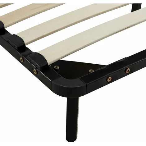 ALTOBUY ALTOMAX - Sommier Démontable 18 Lattes 160x200cm + 8 Pieds - Noir 6 ALTOBUY ALTOMAX - Sommier Démontable 18 Lattes 160x200cm + 8 Pieds - Noir – Image 4