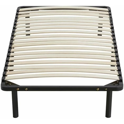 ALTOBUY ALTOMAX - Sommier Démontable 18 Lattes 90x190cm + 6 Pieds - Noir 4 ALTOBUY ALTOMAX - Sommier Démontable 18 Lattes 90x190cm + 6 Pieds - Noir – Image 2