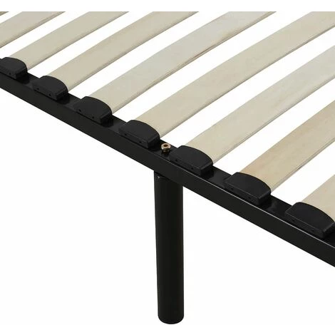 ALTOBUY ALTOMAX - Sommier Démontable 18 Lattes 90x190cm + 6 Pieds - Noir 7 ALTOBUY ALTOMAX - Sommier Démontable 18 Lattes 90x190cm + 6 Pieds - Noir – Image 5