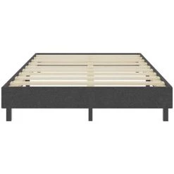 YOUTHUP Sommier Tapissier Gris Foncé Tissu 120x200 Cm - Gris 11 YOUTHUP Sommier Tapissier Gris Foncé Tissu 120x200 Cm - Gris -Sommier Soldes 30071277 5