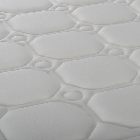 OLYMPE LITERIE | Ensemble CESAR 140x190 Cm | Matelas Mémoire De Forme + Sommier Bois | Ferme - Blanc 7 OLYMPE LITERIE | Ensemble CESAR 140x190 Cm | Matelas Mémoire De Forme + Sommier Bois | Ferme - Blanc – Image 5