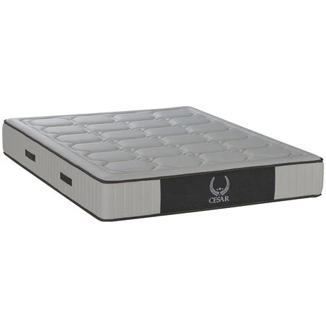 OLYMPE LITERIE | Ensemble CESAR 160x200 Cm | Matelas Mémoire De Forme + Sommier Bois | Ferme - Blanc 4 OLYMPE LITERIE | Ensemble CESAR 160x200 Cm | Matelas Mémoire De Forme + Sommier Bois | Ferme - Blanc – Image 2