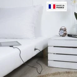 BYSOMMIFLEX Sommier Tapissier 140x190cm Avec Port Usb Français