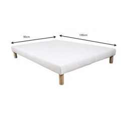 BYSOMMIFLEX Sommier Tapissier 90x190cm Français -Sommier Soldes 31557861 3