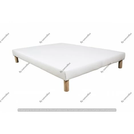 BYSOMMIFLEX Sommier Tapissier 140x200cm Pieds Fabrication Francaise 4 BYSOMMIFLEX Sommier Tapissier 140x200cm Pieds Fabrication Francaise – Image 2