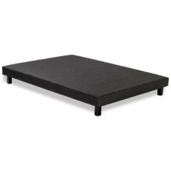 Sommier Tapissier A Lattes 160 X 200 - Bois Massif Gris Anthracite + Pieds - DEKO DREAM Rakenne 5 Sommier Tapissier A Lattes 160 X 200 - Bois Massif Gris Anthracite + Pieds - DEKO DREAM Rakenne -Sommier Soldes 31959073 2