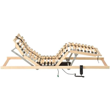 TRUE DEAL Sommier à Lattes électrique Avec 28 Lattes 7 Zones 100x200 Cm 5 TRUE DEAL Sommier à Lattes électrique Avec 28 Lattes 7 Zones 100x200 Cm – Image 3