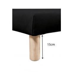 BYSOMMIFLEX Sommier Tapissier 200x200cm (100x200x2) Noir 7 BYSOMMIFLEX Sommier Tapissier 200x200cm (100x200x2) Noir -Sommier Soldes 32384913 3