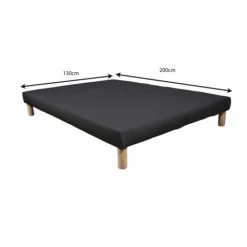 BYSOMMIFLEX Sommier Tapissier 130x200cm Noir Français 6 BYSOMMIFLEX Sommier Tapissier 130x200cm Noir Français -Sommier Soldes 32384916 2
