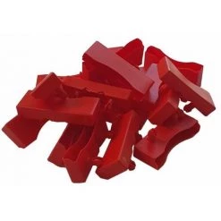 EBAC LITERIE Lot De 50 Embouts Rouge Pour Lattes De 68 X 8 Mm - Rouge