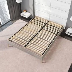 MAISON AUBERTIN Sommier à Lattes En KIT- Bois - Couleur Naturelle 160x200 CM