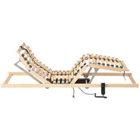 ASUPERMALL Sommier A Lattes Electrique Avec 28 Lattes 7 Zones 90x200 Cm 5 ASUPERMALL Sommier A Lattes Electrique Avec 28 Lattes 7 Zones 90x200 Cm – Image 3