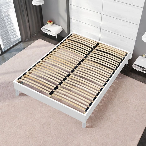 MAISON AUBERTIN Sommier à Lattes En KIT- Bois - Couleur Blanche 140x200 CM 3 MAISON AUBERTIN Sommier à Lattes En KIT- Bois - Couleur Blanche 140x200 CM