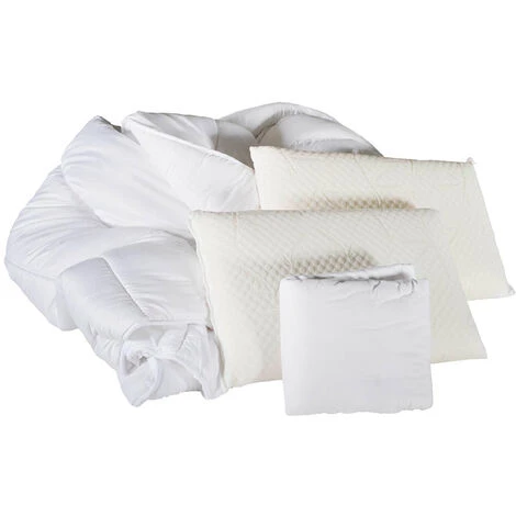 BELLECOUR LITERIE | Pack Prêt à Dormir QUINCONCES 140x200 Cm | Matelas Mémoire De Forme + Sommier + Accessoires - Blanc 6 BELLECOUR LITERIE | Pack Prêt à Dormir QUINCONCES 140x200 Cm | Matelas Mémoire De Forme + Sommier + Accessoires - Blanc – Image 4